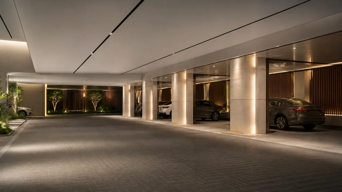 Basement parking