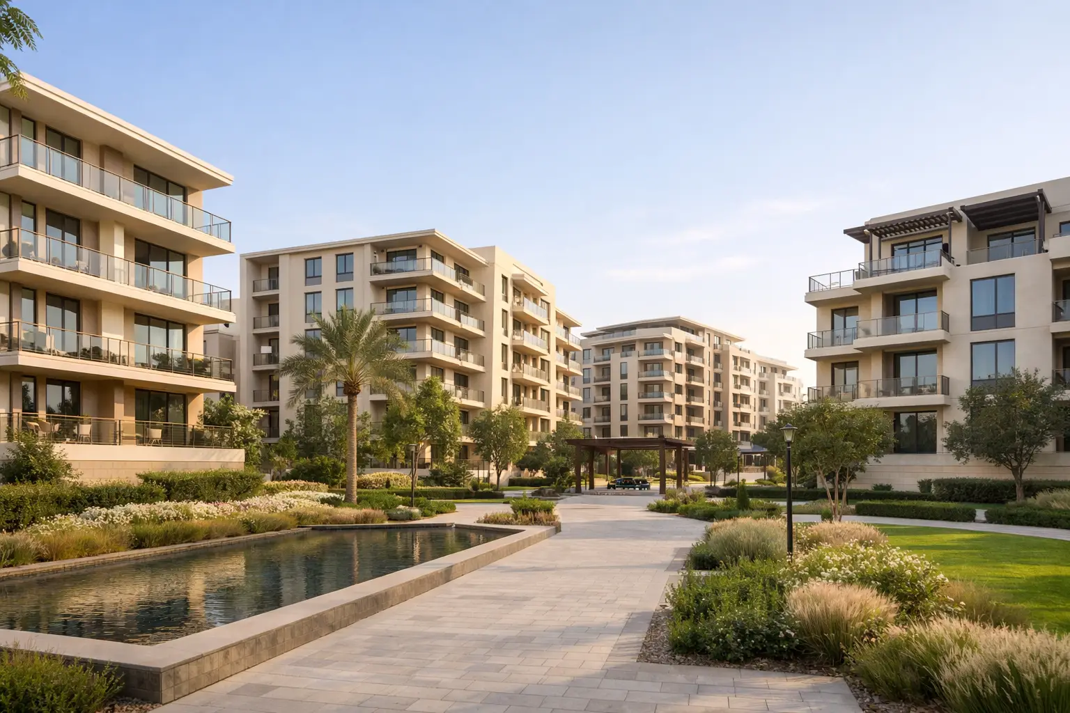 Premium Abu Dhabi residential exterior for first-time renters