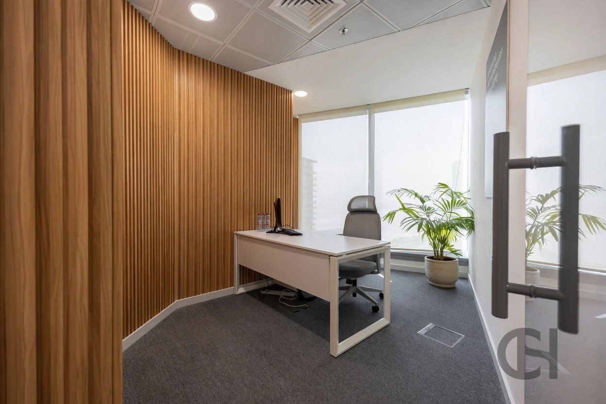 Office for rent in Sky Tower, Al Reem Island, Abu Dhabi with Community View, High Floor. View photos, amenities and availability.