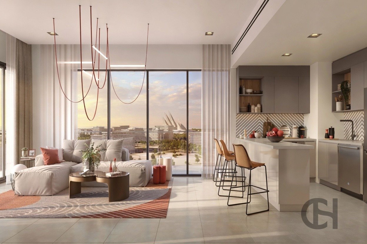 Studio Apartment for Sale in Manarat Living II | High Floor - property photo 2