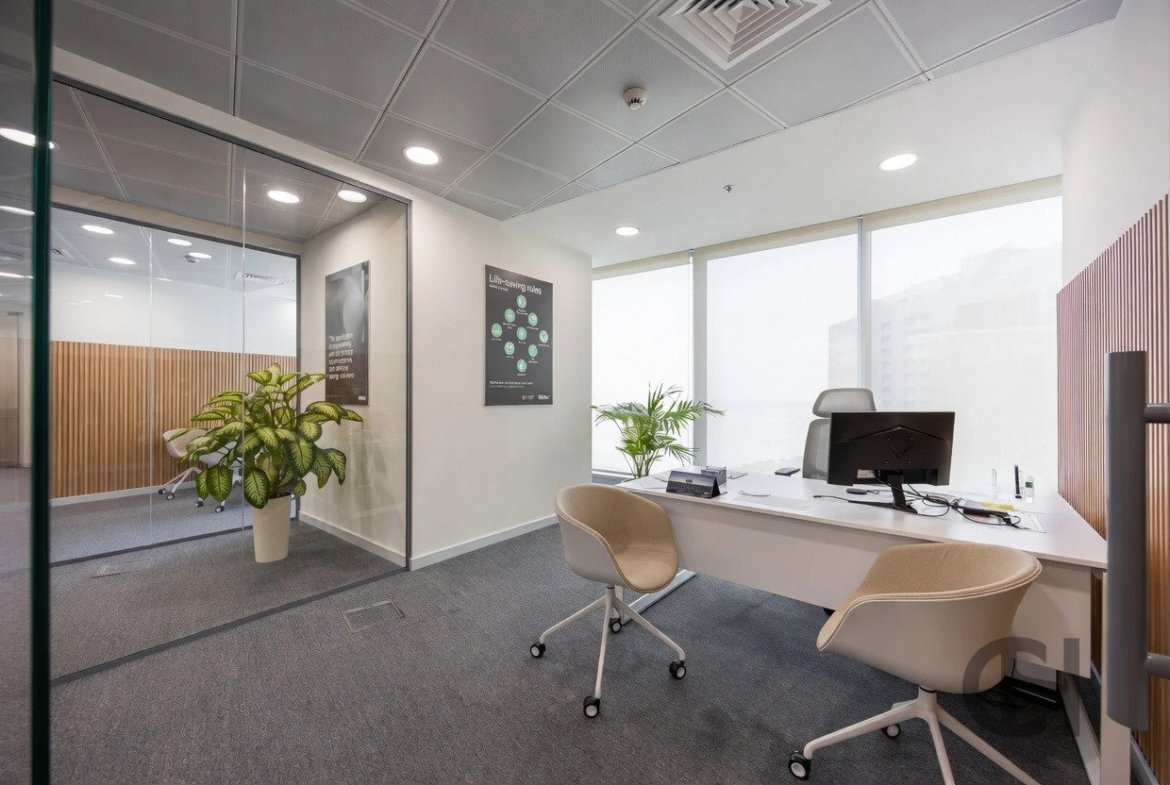 Office for rent in Sky Tower, Al Reem Island, Abu Dhabi with Community View, High Floor. View photos, amenities and availability.