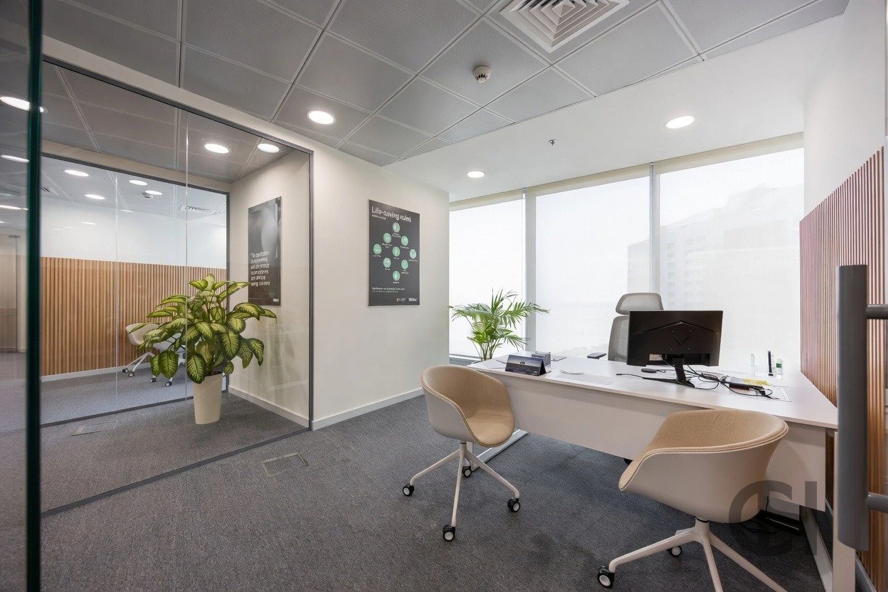 Office for rent in Sky Tower, Al Reem Island, Abu Dhabi with Community View, High Floor. View photos, amenities and availability.
