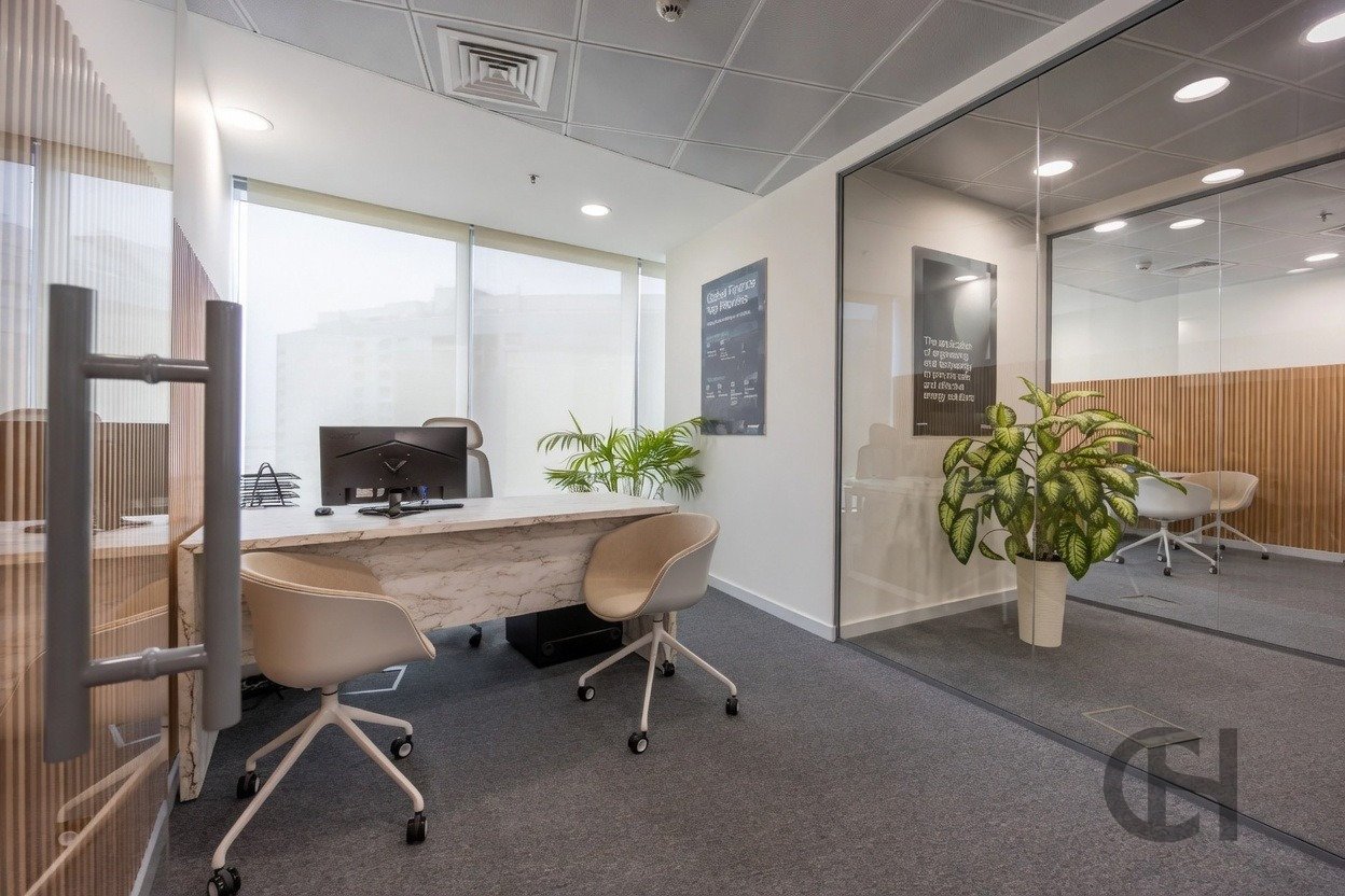Office for rent in Sky Tower, Al Reem Island, Abu Dhabi with Community View, High Floor. View photos, amenities and availability.