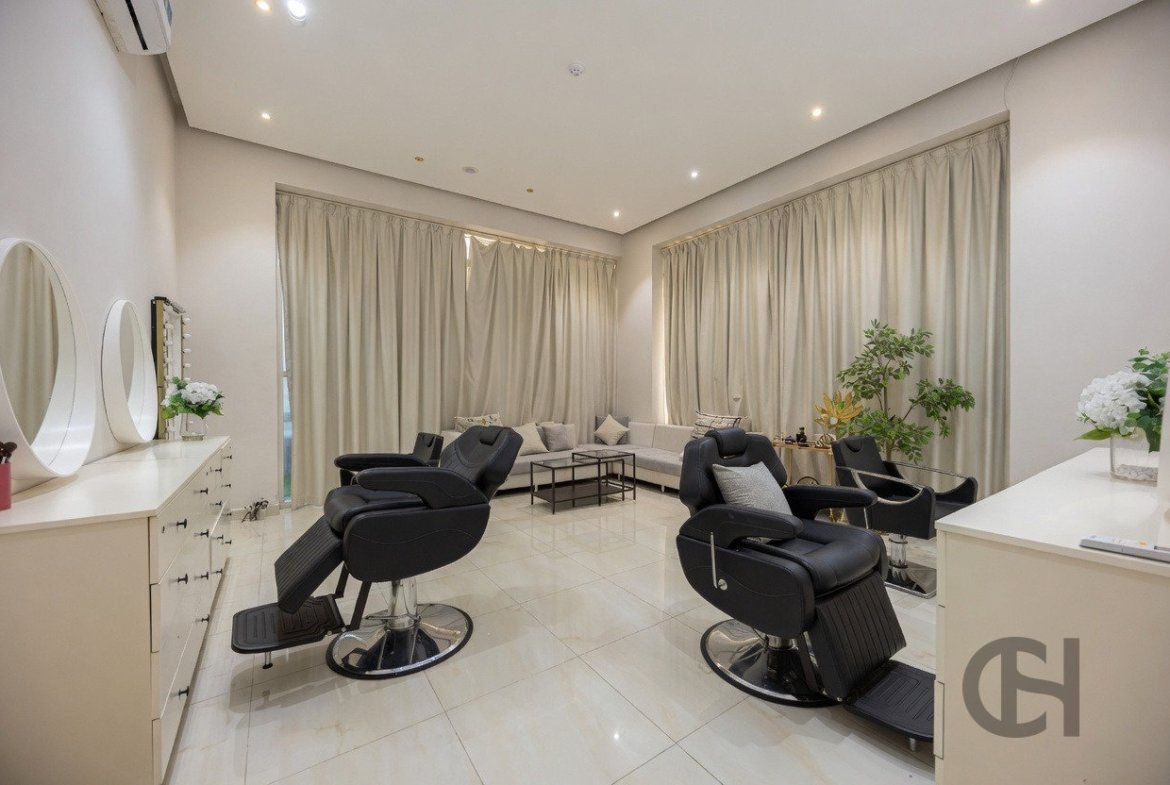 12BR commercial villa for sale in Khalifa City, Abu Dhabi with prime main road visibility, premium finishing and flexible business-use potential.