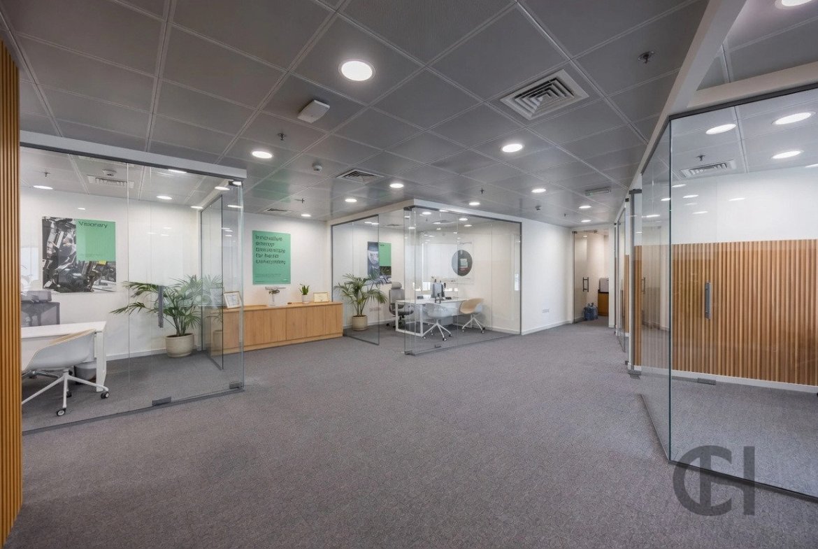 Office for rent in Sky Tower, Al Reem Island, Abu Dhabi with Community View, High Floor. View photos, amenities and availability.