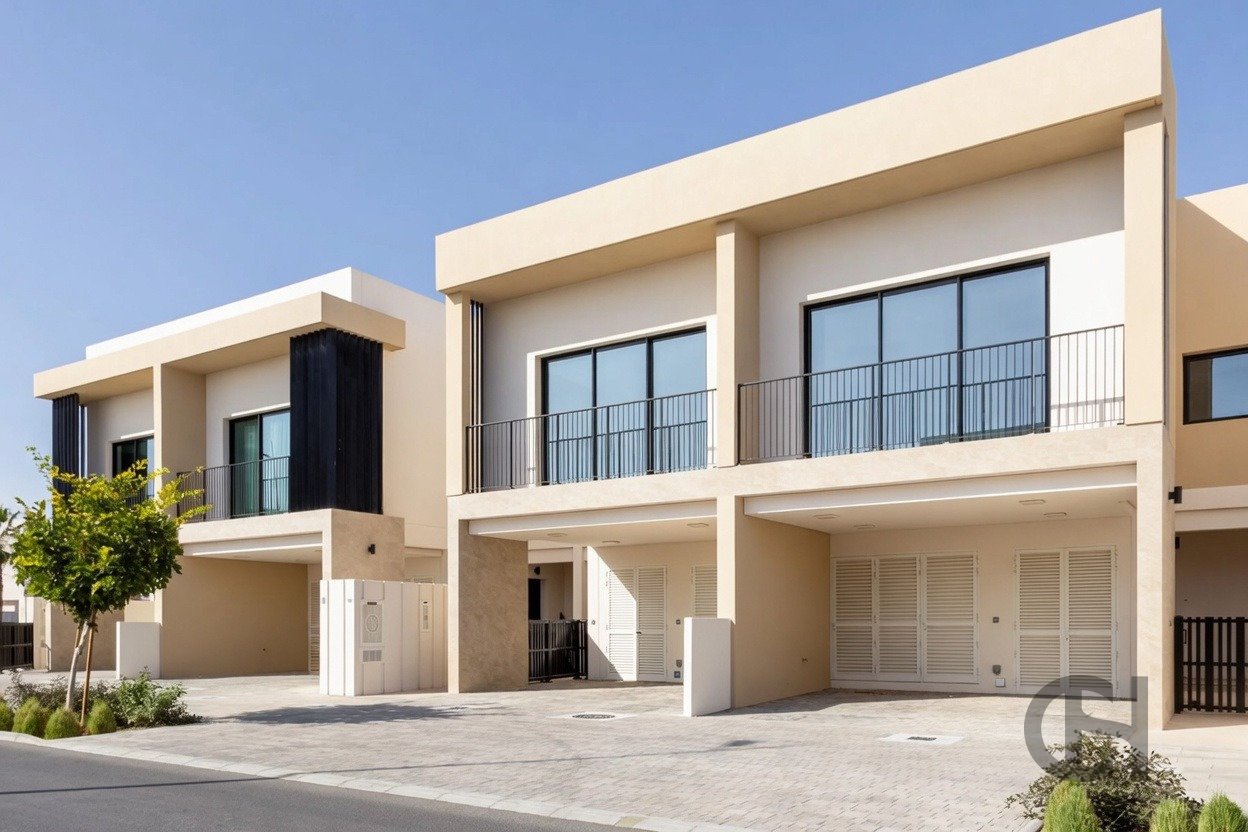 2BR Townhouse for rent in The Dahlias, Yas Island, Abu Dhabi with Single Row, Balcony. View photos, amenities and availability.