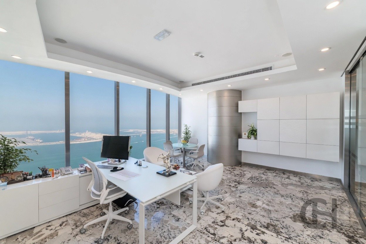Office for rent in Addax port office tower, Al Reem Island, Abu Dhabi with Sea View, High Floor. View photos, amenities and availability.