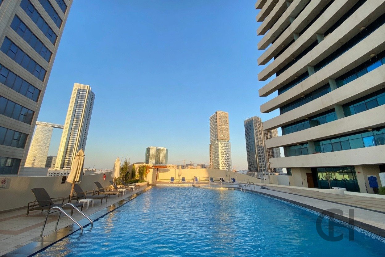 شقة بغرفة نوم واحدة للإيجار في Marina Bay by DAMAC | إطلالة على المجتمع السكني