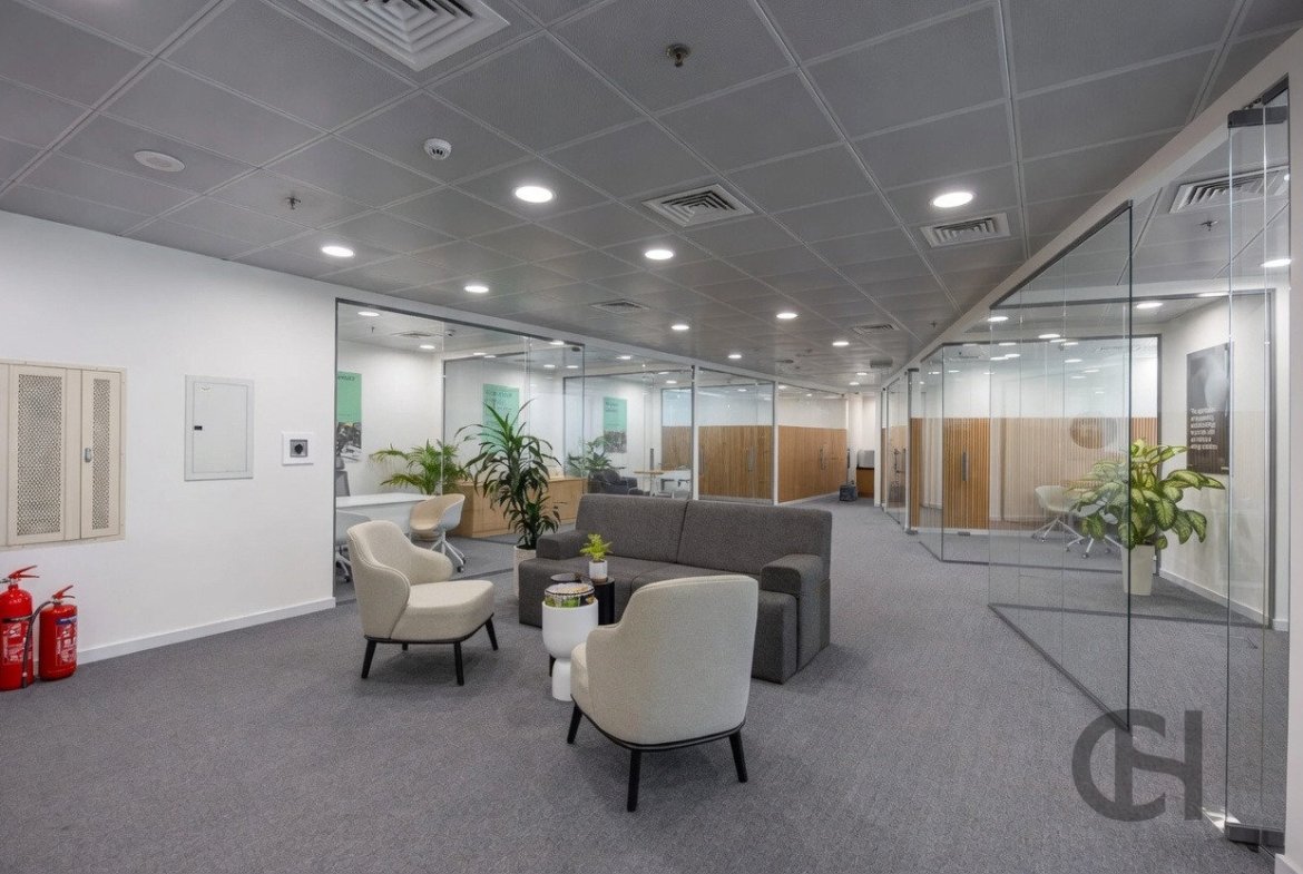 Office for rent in Sky Tower, Al Reem Island, Abu Dhabi with Community View, High Floor. View photos, amenities and availability.