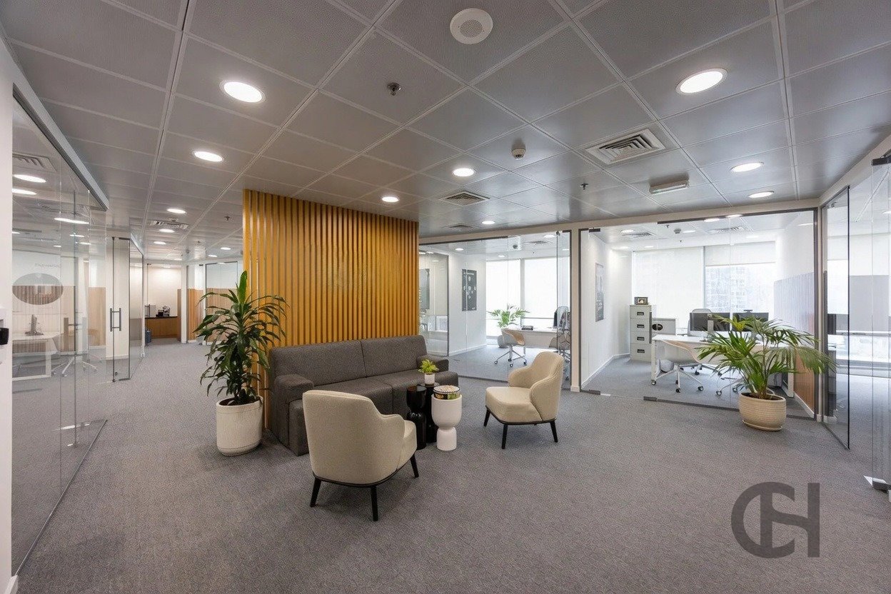 Office for rent in Sky Tower, Al Reem Island, Abu Dhabi with Community View, High Floor. View photos, amenities and availability.