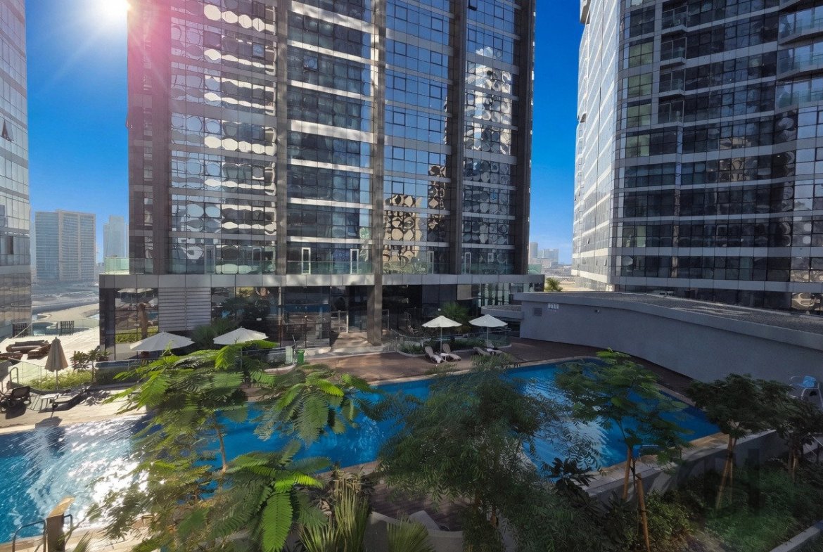 2BR Apartment for Rent in Radiant Square | Pool view