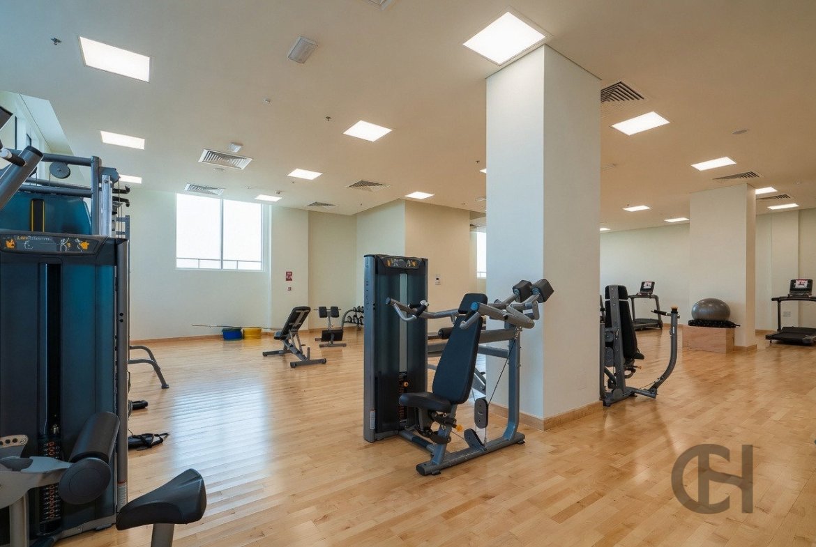 1BR Apartment for rent in Waters Edge, Yas Island, Abu Dhabi with Community View, High Floor, Balcony. View photos, amenities and availability.