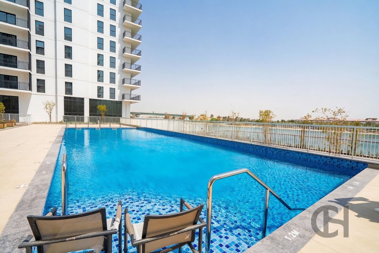 1BR Apartment for rent in Waters Edge, Yas Island, Abu Dhabi with Community View, Balcony. View photos, amenities and availability.