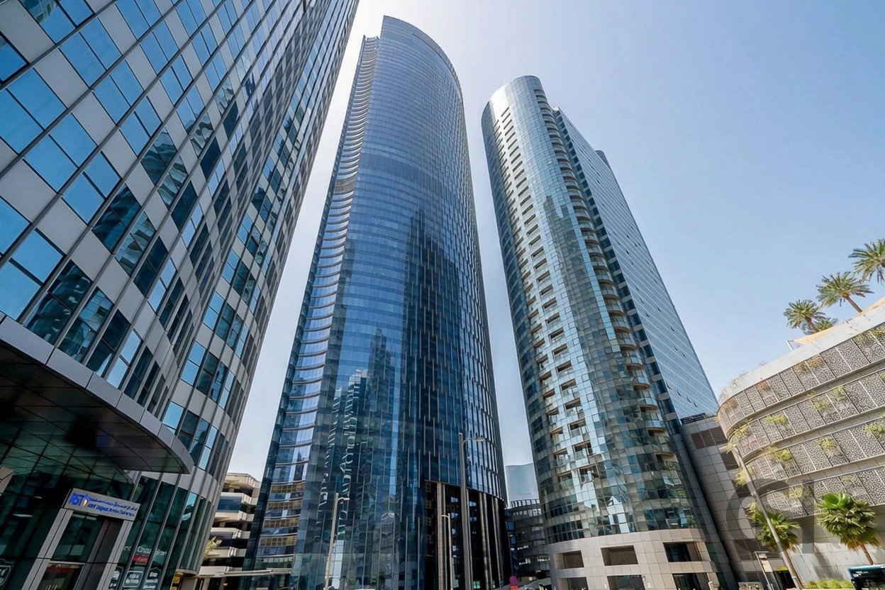Office for rent in Addax port office tower, Al Reem Island, Abu Dhabi with Sea View, High Floor. View photos, amenities and availability.