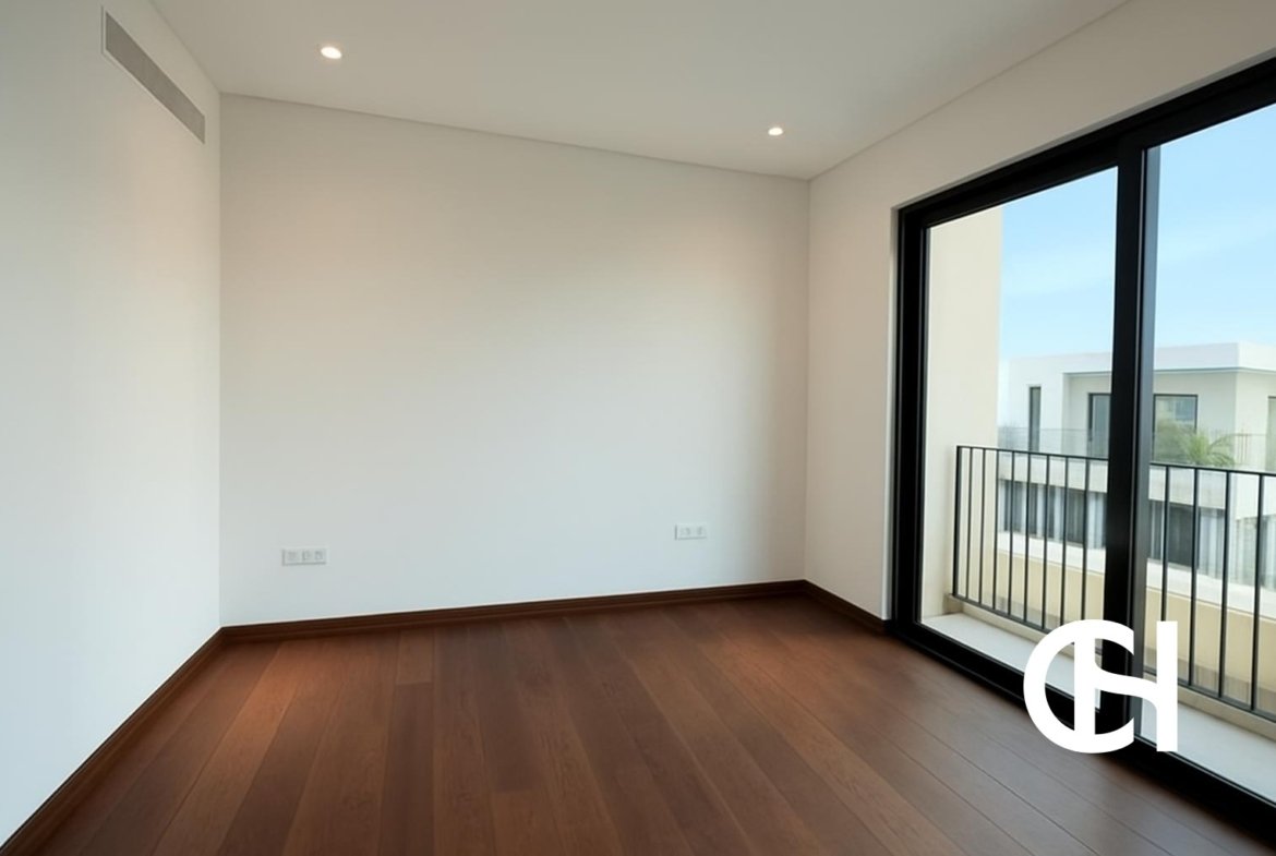 5 bedroom villa for rent in The Magnolias, Yas Acres on Yas Island with 7 bathrooms, 10,984 sq ft built-up area, terrace and private parking.