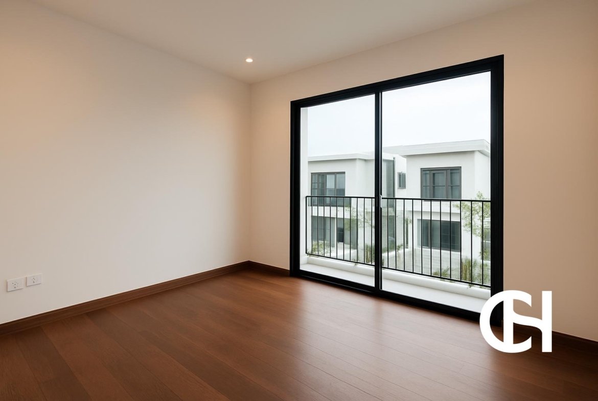 5 bedroom villa for rent in The Magnolias, Yas Acres on Yas Island with 7 bathrooms, 10,984 sq ft built-up area, terrace and private parking.