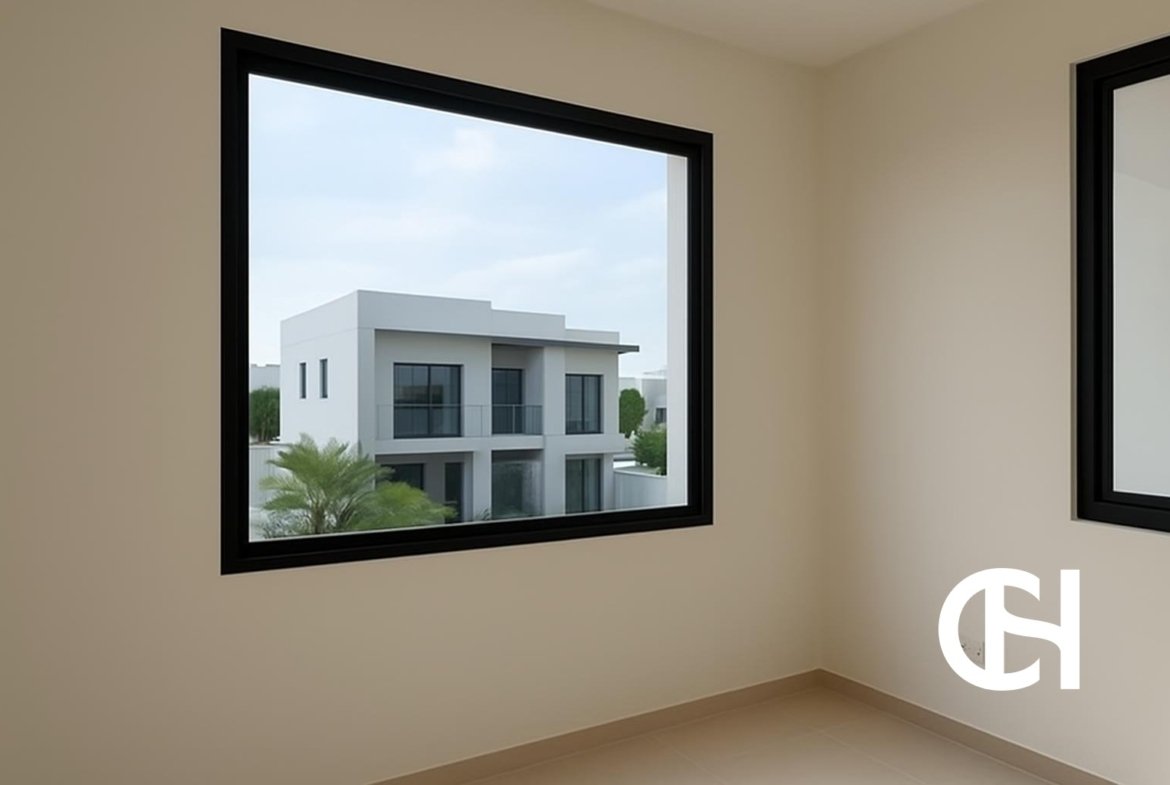 5 bedroom villa for rent in The Magnolias, Yas Acres on Yas Island with 7 bathrooms, 10,984 sq ft built-up area, terrace and private parking.