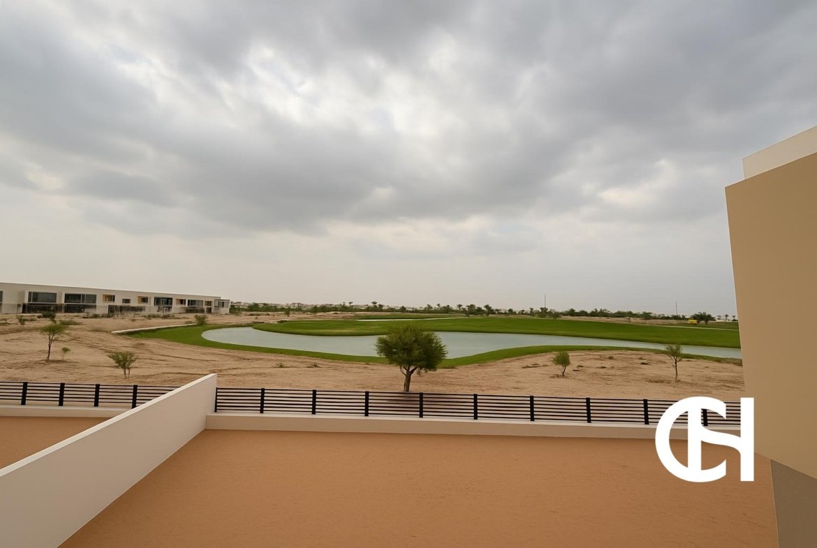 5 bedroom villa for rent in The Magnolias, Yas Acres on Yas Island with 7 bathrooms, 10,984 sq ft built-up area, terrace and private parking.