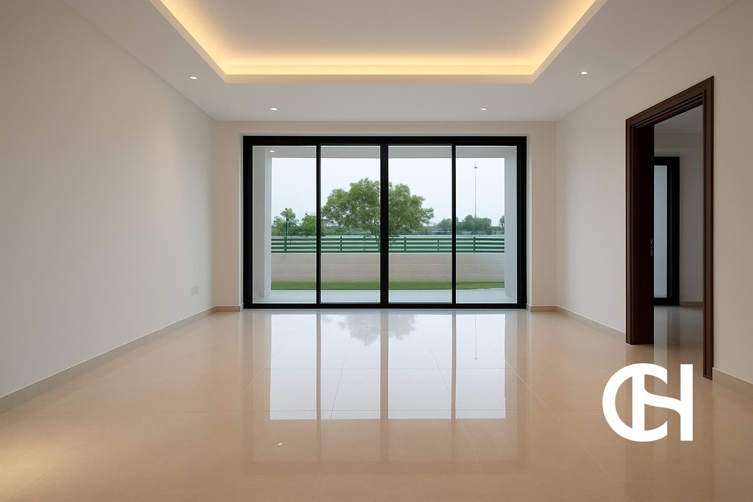 5 bedroom villa for rent in The Magnolias, Yas Acres on Yas Island with 7 bathrooms, 10,984 sq ft built-up area, terrace and private parking.